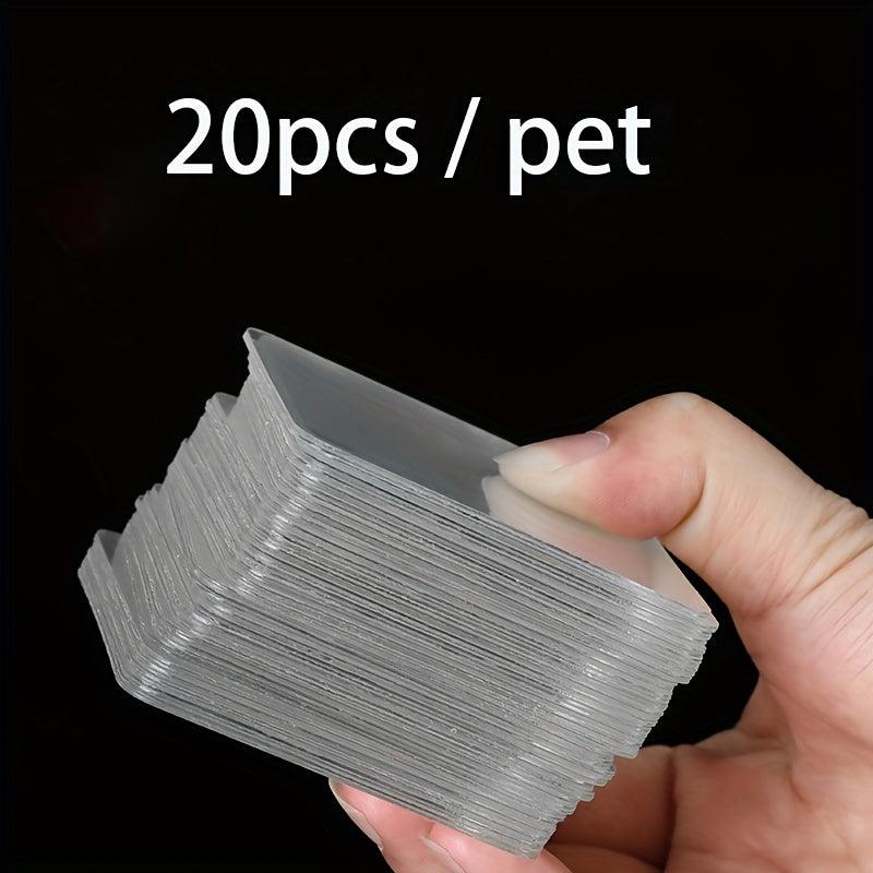 20 Pcs Double Sided Tape Transparent Non-slip Mat Stickers