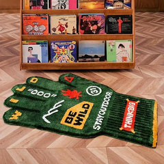 Vintage Cashmere Carpet for Sofa Bedroom Living Room Soft Floor Mat