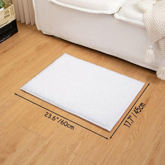 Door Mat Non-Slip Bathroom Floor Mat 23.6x17.7 Water Trapping Indoor Outdoor