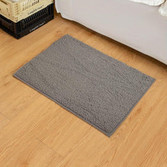 Door Mat Non-Slip Bathroom Floor Mat 23.6x17.7 Water Trapping Indoor Outdoor