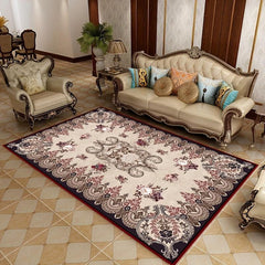 Non Slip Floral Living Room Carpet Soft Home Floor Mat 47 24