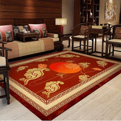 Non Slip Floral Living Room Carpet Soft Home Floor Mat 47 24