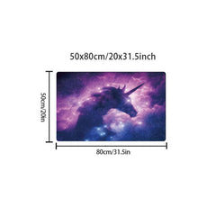 3D Unicorn Area Rug Non Slip Fluffy Throw Floor Mat