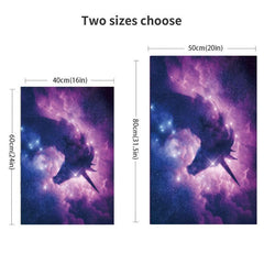 3D Unicorn Area Rug Non Slip Fluffy Throw Floor Mat