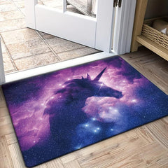 3D Unicorn Area Rug Non Slip Fluffy Throw Floor Mat