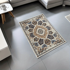 Vintage Boho Area Rug Non-slip Washable Door Mat Bohemian Style for Living Room