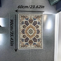 Vintage Boho Area Rug Non-slip Washable Door Mat Bohemian Style for Living Room