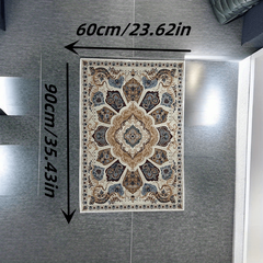 Vintage Boho Area Rug Non-slip Washable Door Mat Bohemian Style for Living Room