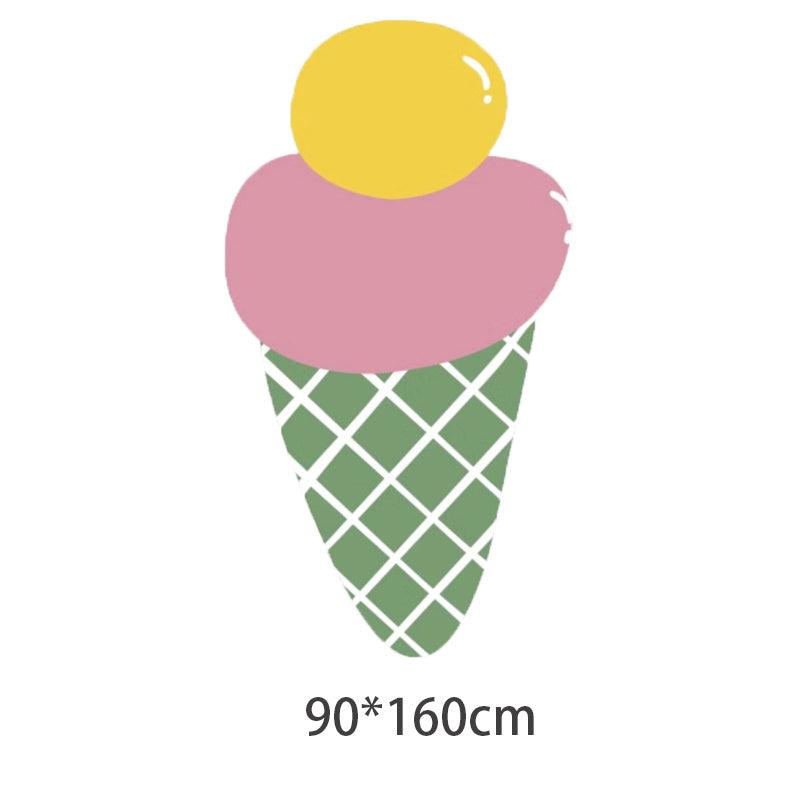 Ice Cream Plush Carpet for Children's Room Decor