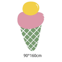 Ice Cream Plush Carpet for Children's Room Decor
