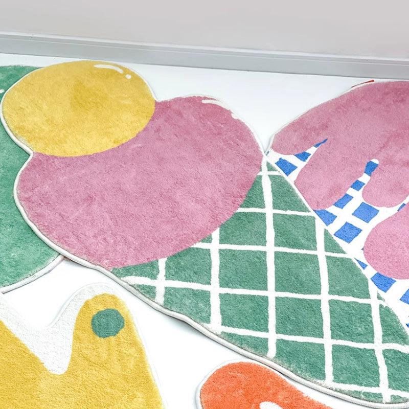 Ice Cream Plush Carpet for Children's Room Decor