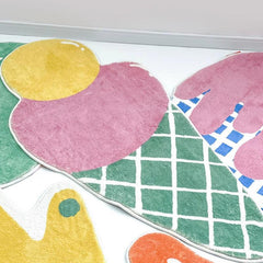 Ice Cream Plush Carpet for Children's Room Decor