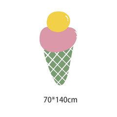 Ice Cream Plush Carpet for Children's Room Decor