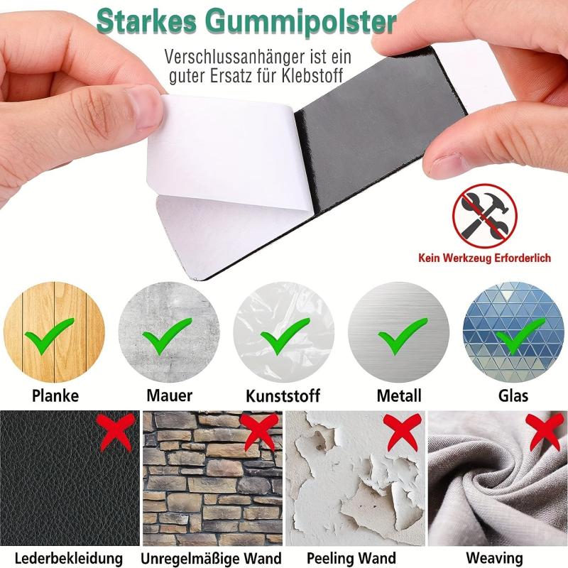 30pcs Self Adhesive Strips 10cmx5cm Industrial Tape Double Sided Adhesive