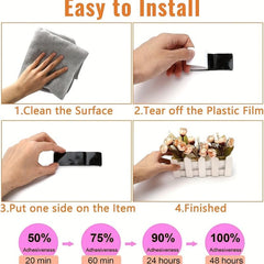 30pcs Self Adhesive Strips 10cmx5cm Industrial Tape Double Sided Adhesive
