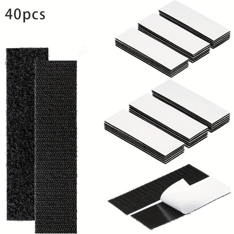 30pcs Self Adhesive Strips 10cmx5cm Industrial Tape Double Sided Adhesive