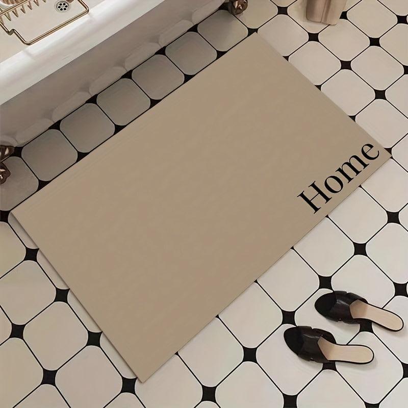 Soft Absorbent Non-slip Bath Mat Diatom Mud Material