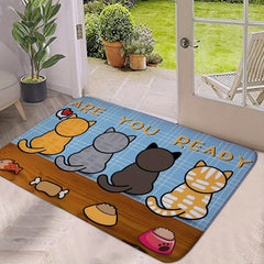 Eco Friendly Non Slip Door Mat Flannel Living Room Bedroom Mat