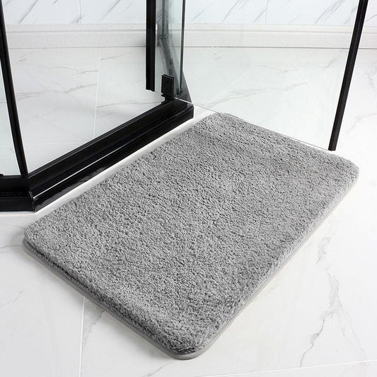 Non Slip Cashmere Bathroom Mat Absorbent Soft Toilet Floor