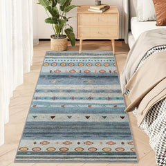 Fluffy Faux Wool Area Rug Soft Bedroom Carpet Washable Living Room