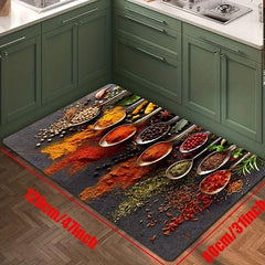 Modern Kitchen Floor Mat Anti Slip Area Rug Floor Carpet Bathroom Living Room