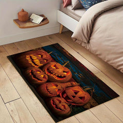 Halloween Pumpkin Area Rug Non-slip Soft Mat