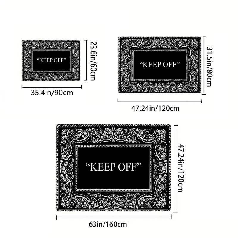 Soft & Durable Polyester Washable Area Rug for Living Room & Bedroom