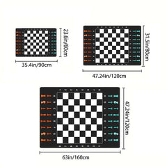Checkered Rug Moroccan Checkerboard Carpet Washable Area Rug