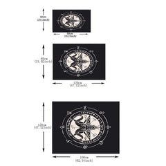 Halloween Satan Rug Waterproof Runner Mat