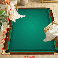 Non Slip Waterproof Billiards Pool Doormat Rug 47x62in