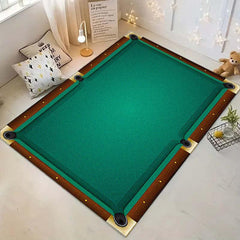 Non Slip Waterproof Billiards Pool Doormat Rug 47x62in