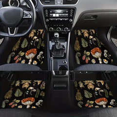 4pcs Hippie Mushroom Boho Car Mats, Perfect Gift for Daughter