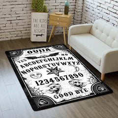 Halloween Gothic Rug Vintage Pattern Soft Washable Area Rug Non Slip Durable