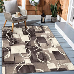 Soft Non Slip Geometric Area Rug Living Room Bedroom Game Room Decor