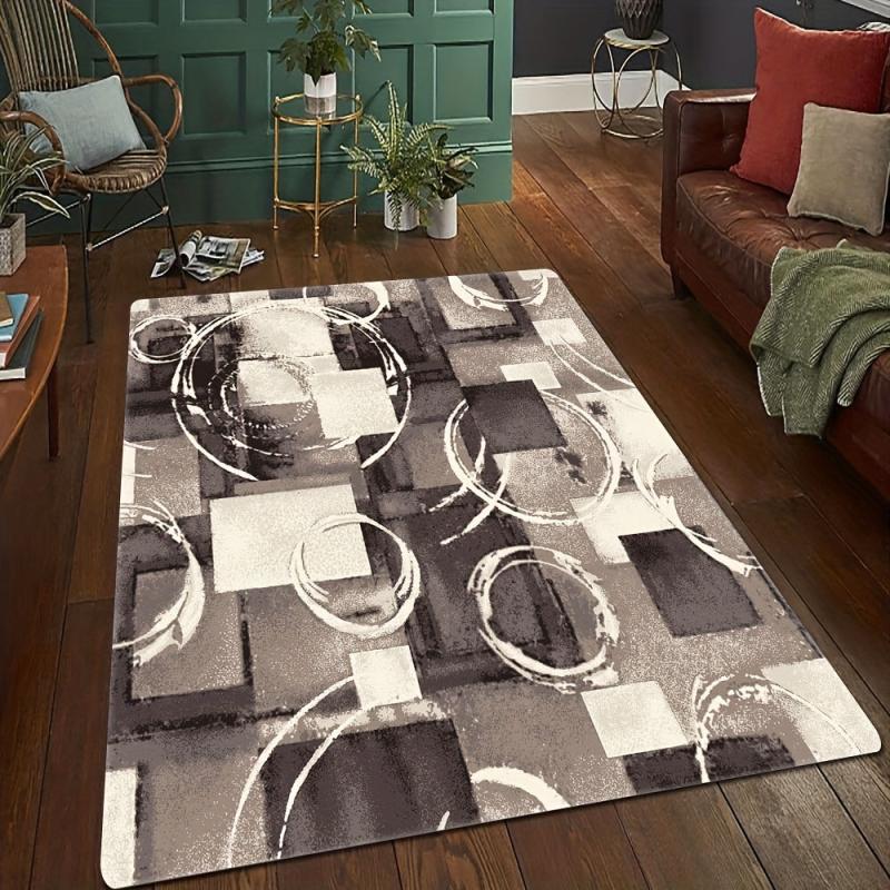 Soft Non Slip Geometric Area Rug Living Room Bedroom Game Room Decor