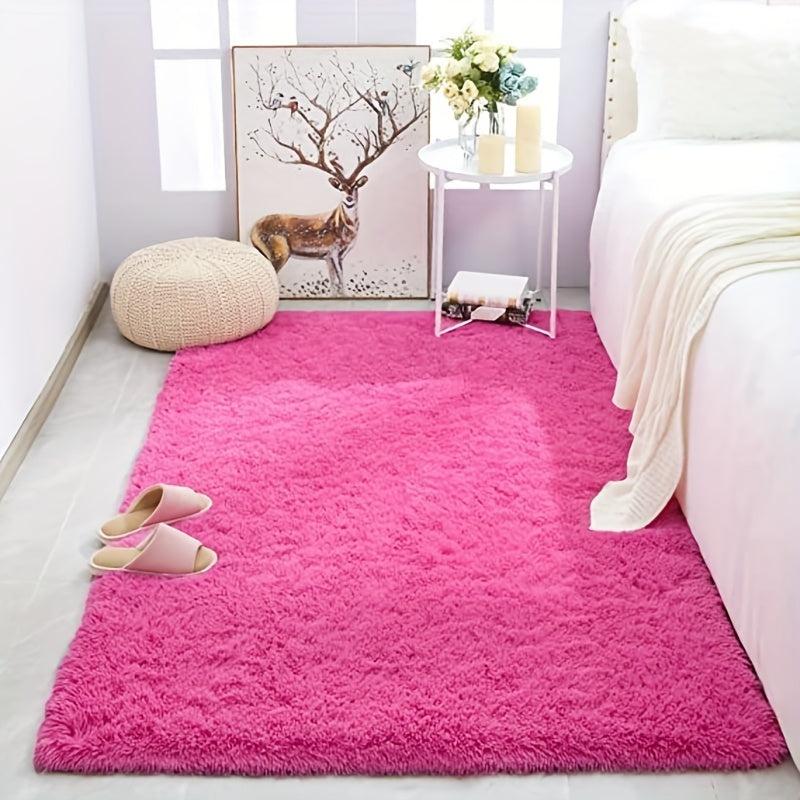 Soft Plush Shag Area Rugs for Living Room Fluffy Shaggy Floor Carpet