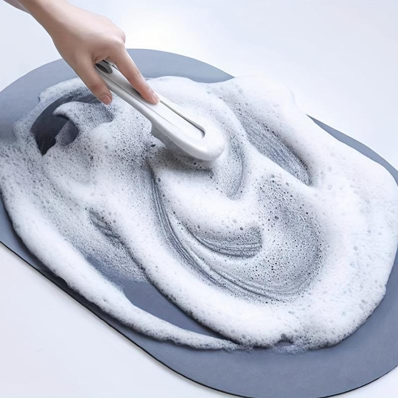 Letter Graphic Bath Rug Soft Non Slip Quick Dry Bath Mat
