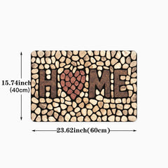 Soft Cobblestone Kitchen Mat Anti-fatigue Polyester Carpet