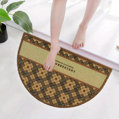 Floral Absorbent Bath Rugs Entrance Door Carpet Waterproof Doormat