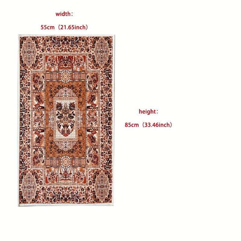 Boho Washable Persian Area Rug Soft Distressed Entryway Kitchen Bedroom Rug