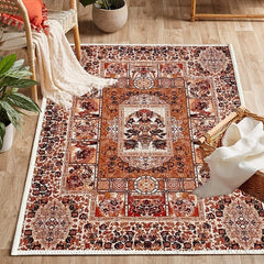 Boho Washable Persian Area Rug Soft Distressed Entryway Kitchen Bedroom Rug