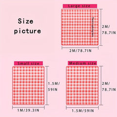 Waterproof Picnic Blanket Sand Proof Handy Portable Large Mat Red