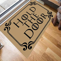 Funny Welcome Indoor Door Mats Hold The Door Personalized Kitchen Rugs