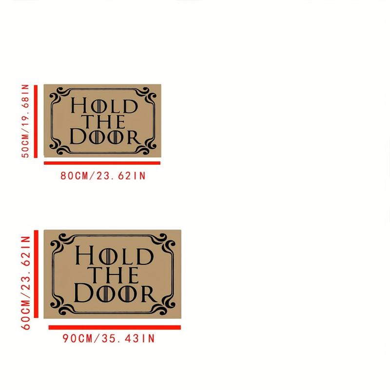 Funny Welcome Indoor Door Mats Hold The Door Personalized Kitchen Rugs