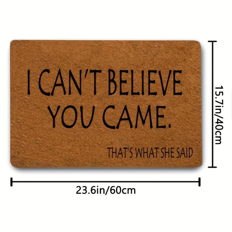 Modern Geometric Welcome Mat 23.6x15.7inch
