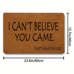Modern Geometric Welcome Mat 23.6x15.7inch