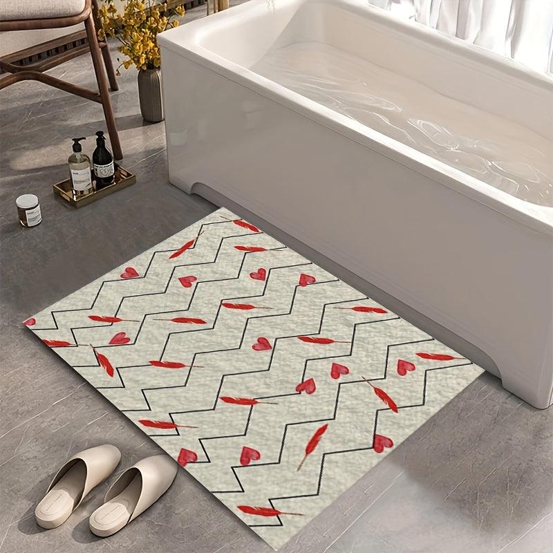 Soft Cashmere Bathroom Mat Absorbent Rug