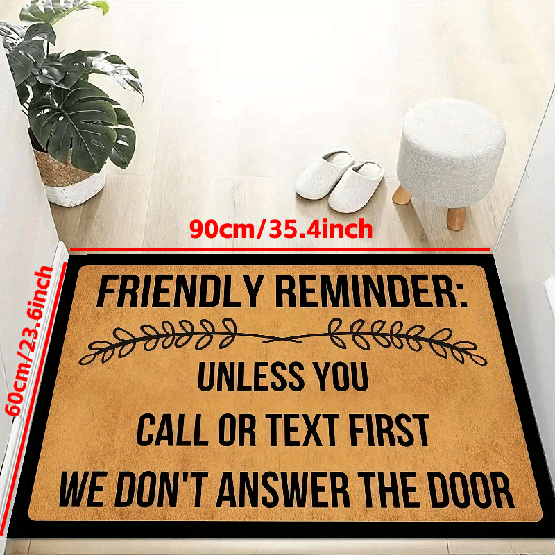 Modern Geometric Indoor Outdoor Entrance Mat