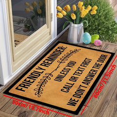 Modern Geometric Indoor Outdoor Entrance Mat