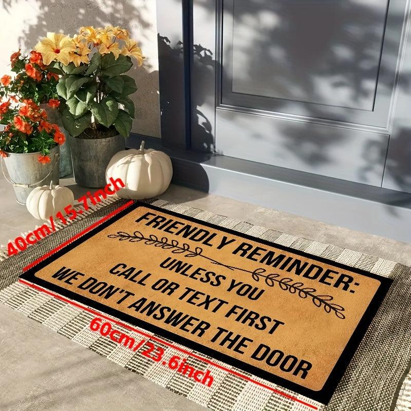 Modern Geometric Indoor Outdoor Entrance Mat